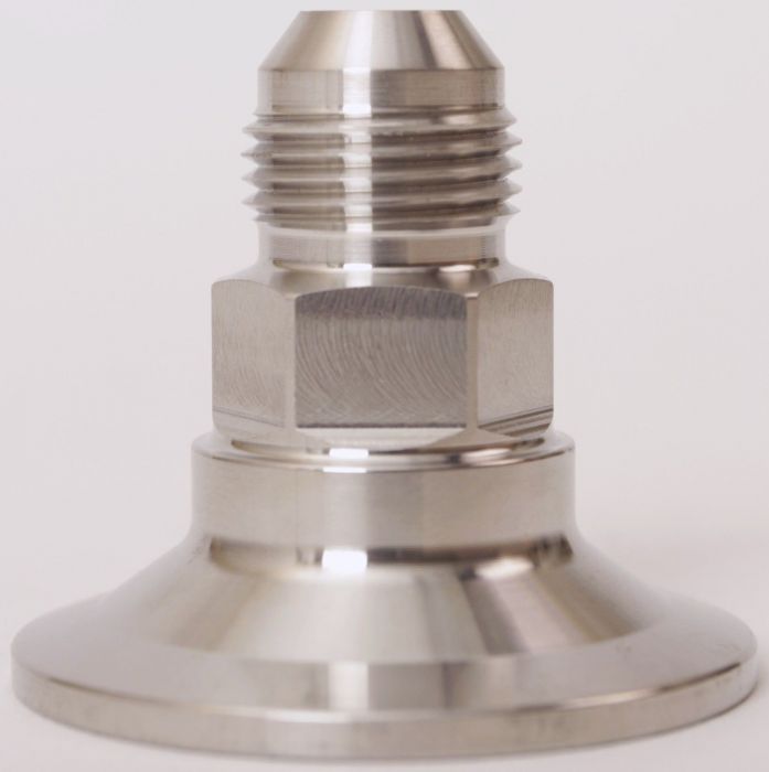 JIC Adapter Cone  Tri Clamp 1.5 in. x MJIC 1/2 in. - SS304